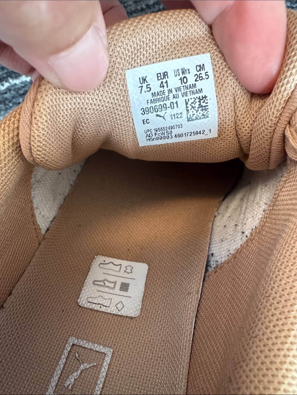 Puma Women’s Platform Sneakers in Camel/Tan - Picture 7 of 7